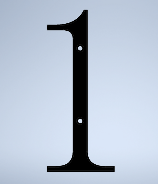 House Numbers - 6" Length