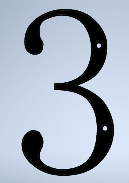 House Numbers - 6" Length