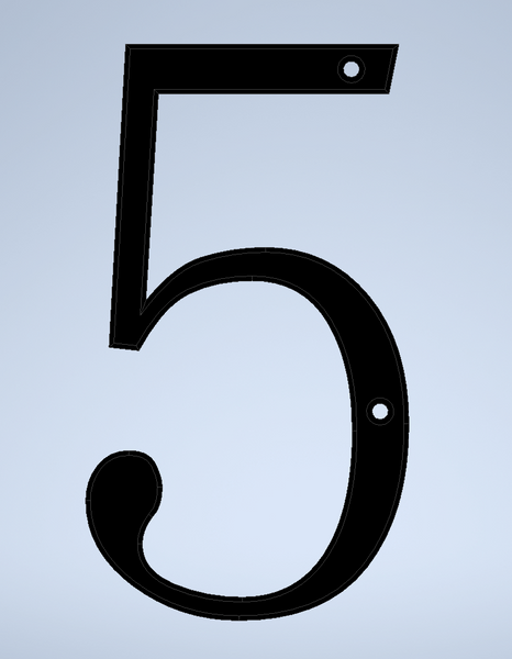 House Numbers - 6" Length