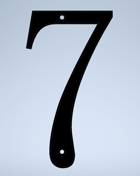 House Numbers - 6" Length