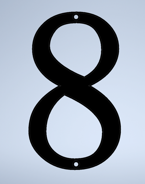 House Numbers - 6" Length