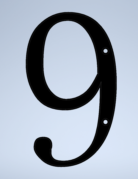 House Numbers - 6" Length